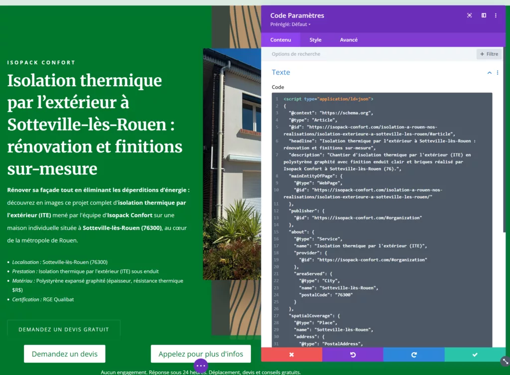 Visibilité GEO dans les réponses IA